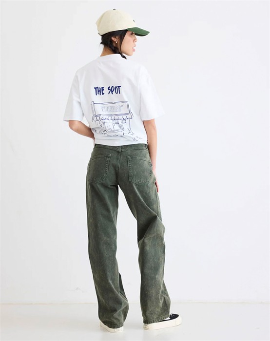 Carla Colour Jeans - Dark Green